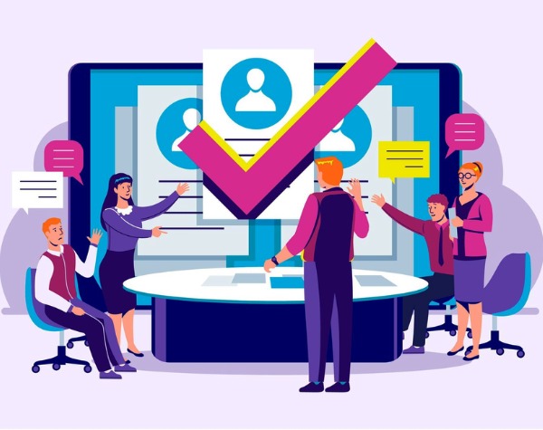 Woman Holding Tablet